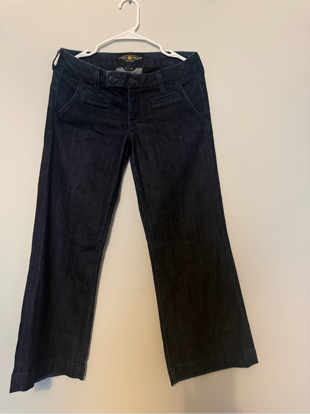 Lucky Brand Vintage Women's Dark Blue Wide leg Jeans